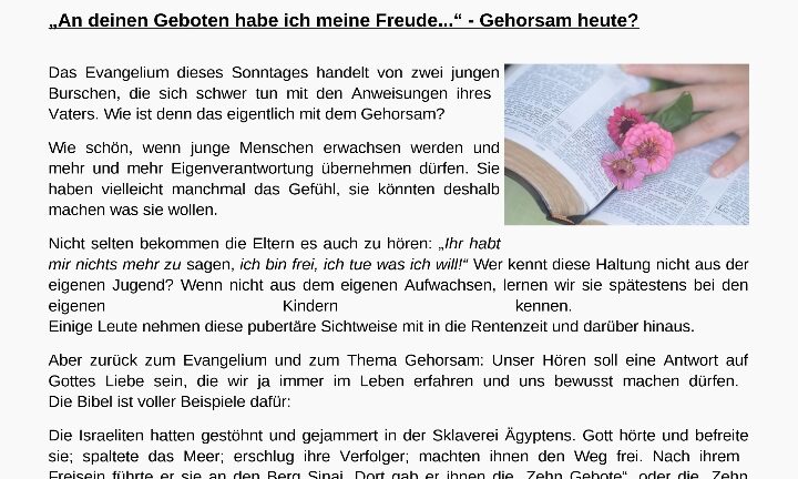 Titelblatt Pfarrnachrichten