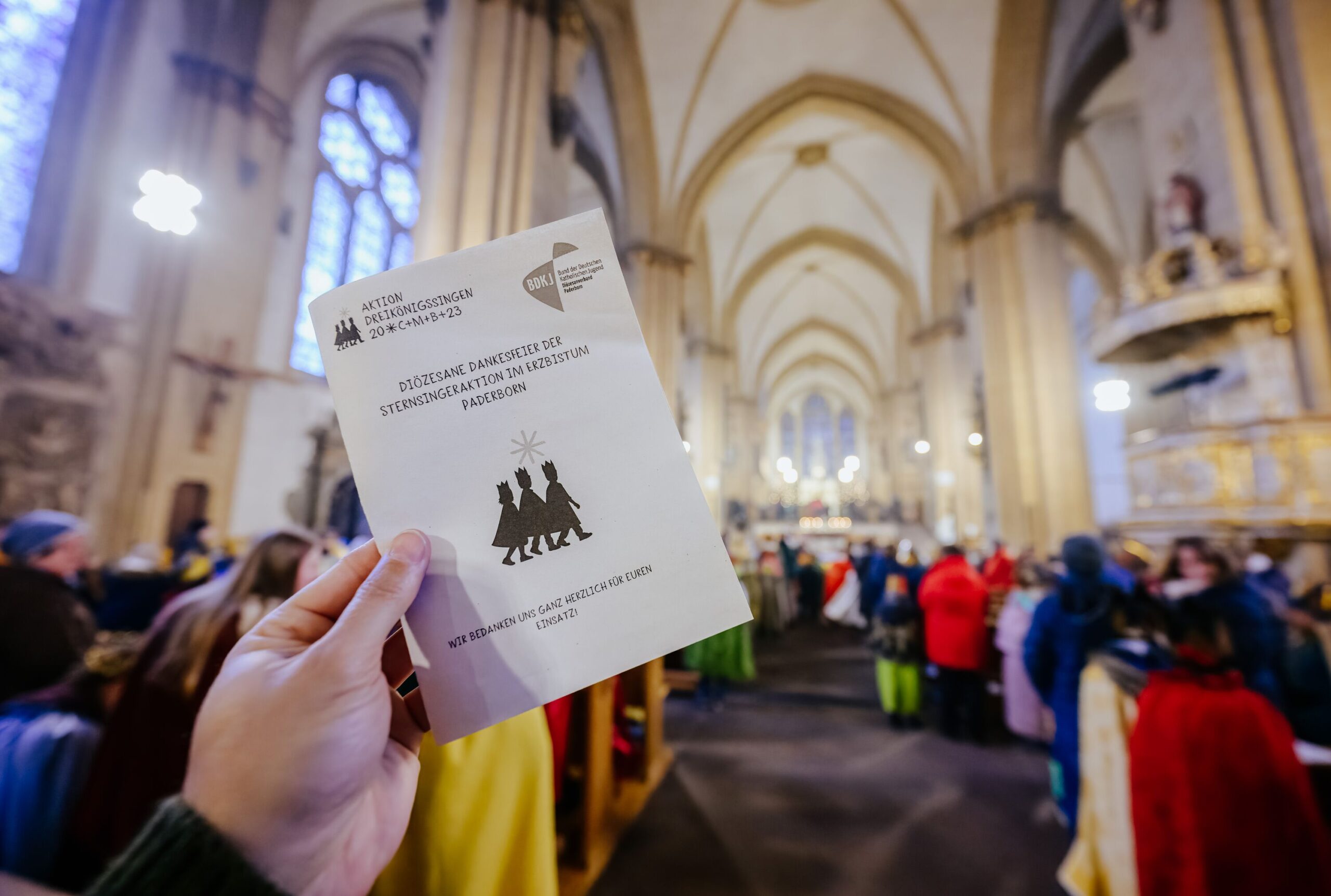 Dankesfeier für Sternsinger